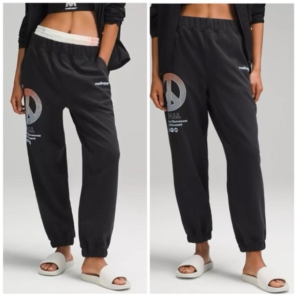 MADHAPPY X LULULEMON | RELAXED
HIGH-RISE JOGGERS | BLACK | SIZE: 0 - Picture 1 of 8